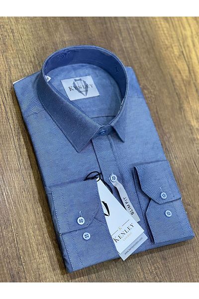 KCB Cămașă pentru bărbați Slim Fit 100% bumbac