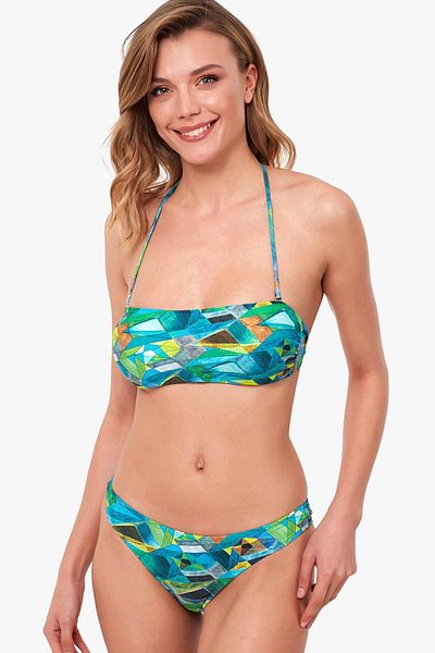 AYYILDIZ Γυναικείο Σετ Μπικίνι Πράσινο Brazilian Cut 1599