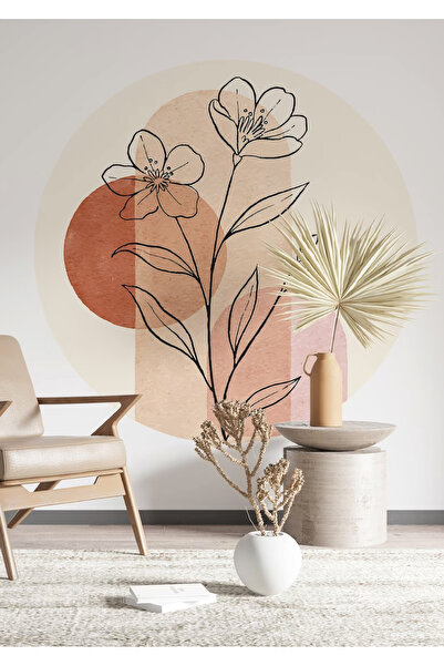 WALLHUMAN Boho - Bohem Tarzında Daire Duvar Stickerı