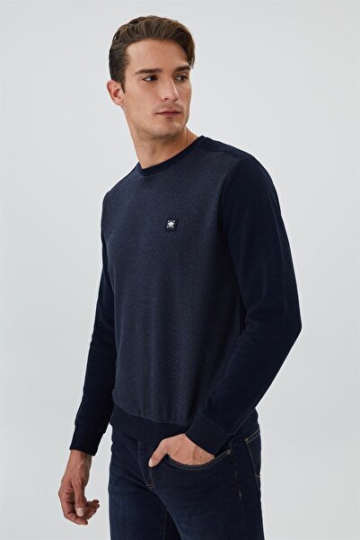 Lee Cooper Світшот Ethan Erkek O Yaka Lacivert-antrasit