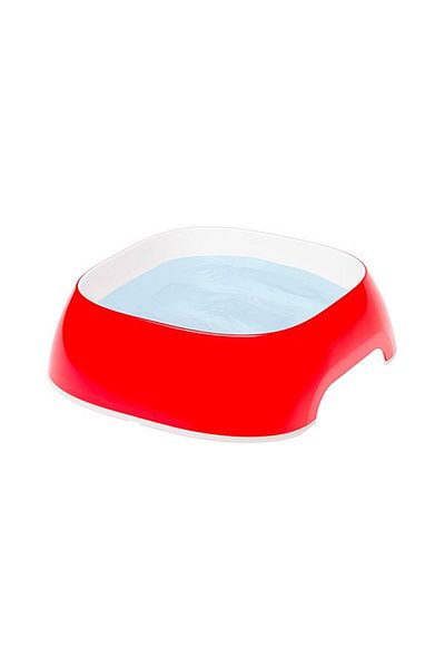 Ferplast Glam Xsmall Melamine Food and Water Bowl Red 200 ml