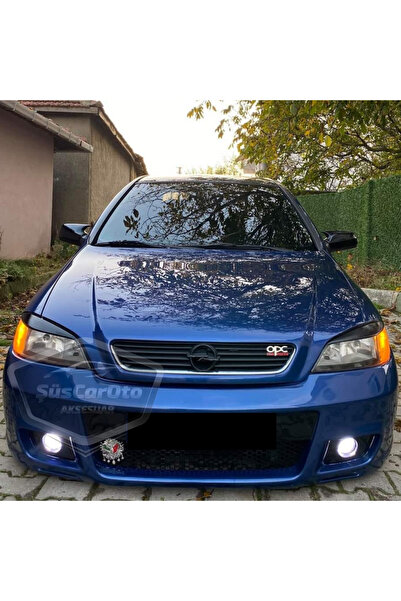 ŞüsCarOto Aksesuar Opel Astra G 1998-2004 Uyumlu Batman Yarasa Ayna Kapağı Piano Black ABS Plastik