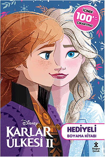 Doğan Çocuk Disney Karlar Ülkesi 2 100+Çıkartma Hediyeli Boyama Kitabı