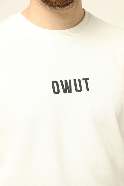 Owut Collection Ανδρικό φούτερ με στάμπα με λαιμόκοψη