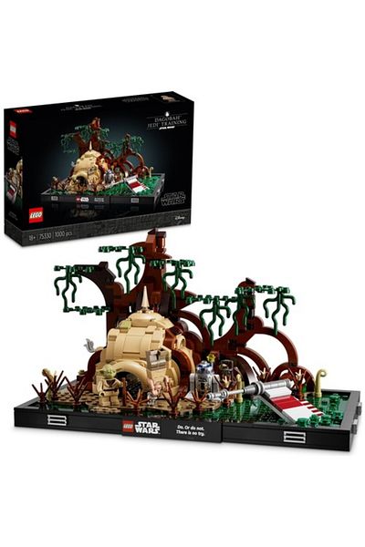 LEGO ® Star Wars™ Dagobah™ Jedi Training Diorama 75330 - Adult Building Set (1000 Pieces)