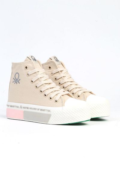 Benetton ® |   BN-30942 - 3114 Bej - Pantofi sport pentru femei