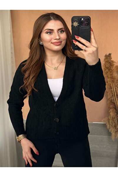 D LAVELLA DÜĞMELİ KISA ŞARDONLU HIRKA 12635