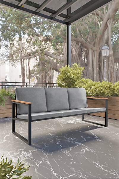 AVVİO Bahçe Mobilyası Üçlü Bahçe Takımı Balkon Takımı Teras Mobilyası