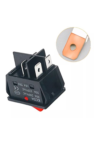 Maroces MR-104-30 GENİŞ KIRMIZI IŞIKLI ANAHTAR ON-OFF 4P 30AMPER