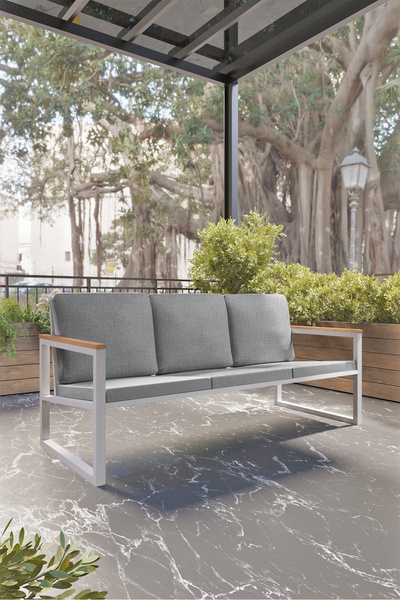 AVVİO Peri Bahçe Mobilyası Üçlü Bahçe Takımı Balkon Takımı Teras Mobilyası