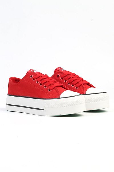 Benetton ®| BN-30935 - 3114 Red - Women's Sports Shoes