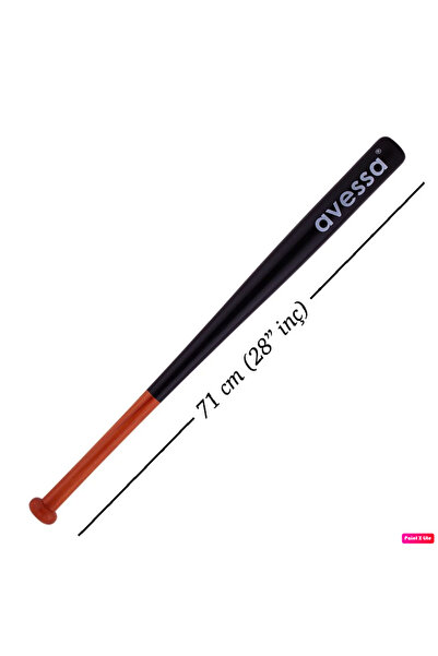 AVESSA W-28 Baseball Sopası Mükemmel Kavrayış Dişbudak Ahşap Malzeme Beysbol Sopası 71 cm (28" inç)