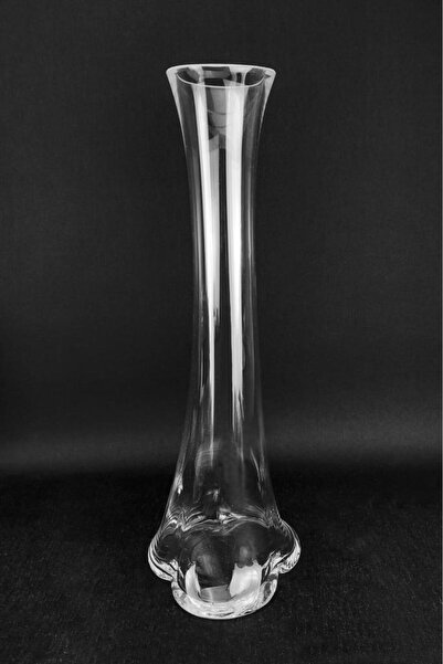 Digithome Fil Ayağı Cam Dekoratif Vazo 60 Cm C1-1-288