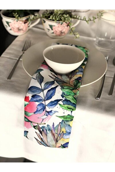 LUFA HOME منديل مطبوع بالألوان المائية 4 قطع