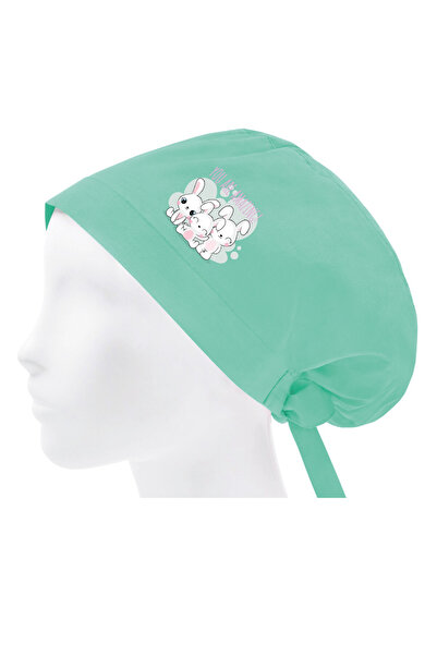 YNK Șapcă drăguță cu temă iepure Șapcă chirurgicală standard și supradimensio...