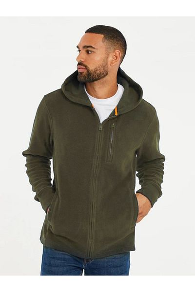 GENIUS STORE Store Men's Fleece Hooded Fleece Outdoor Tactical Pocket Fleece