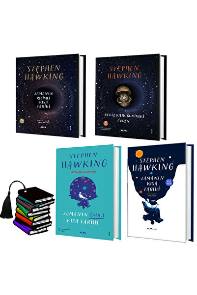Alfa Yayınları Stephen Hawking -ciltli- Zamanın Resimli Kısa Tarihi - Ceviz K...