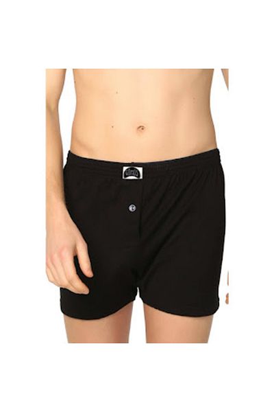 GÜMÜŞ Silver-Towel Waist Plain Combed Cotton Men's Boxers (Pack of 2)
