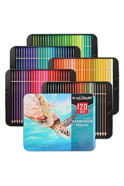 Art Tone Kalour Profesyonel Artist Aquarelle Sulu Boya Kalem Seti Metal Kutu ...