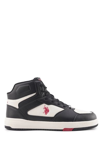 U.S. Polo Assn. Βάση. Polo Assn. Ανδρικά αθλητικά παπούτσια Presto Hi 3Pr Black-White