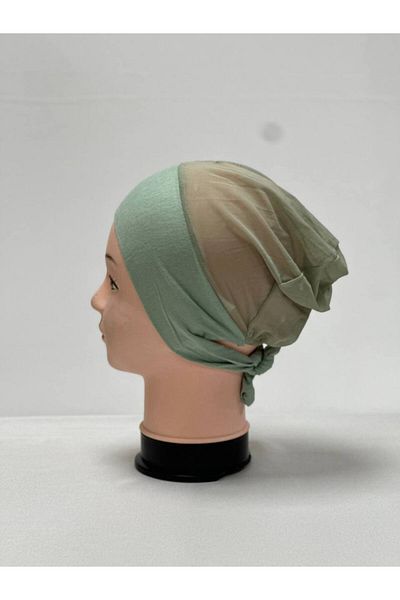 AWAM SILK Awam Silk Tulle Plain Laced Combed Cotton Bonnet