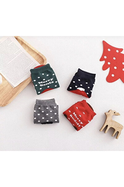 deja poo 4 чифта дамски чорапи с шарени боти до глезена, които могат да се перат