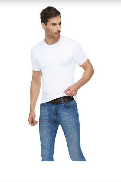 Tutku Elit 1301 Ανδρικό εσώρουχο Elestan Crew Neck 12 Τεμάχια