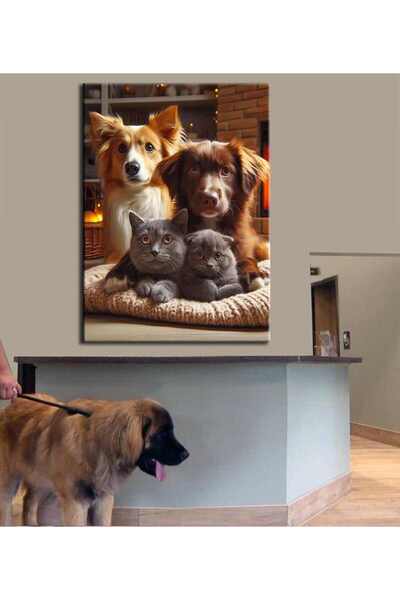 caddeko Pet Center Dekorasyon Veteriner Kliniği Tabloları vtr25