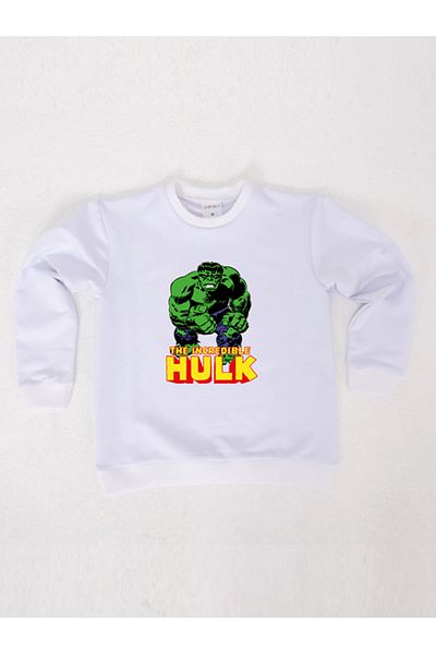 Hulk Hanorac pentru copii din material de bumbac imprimat