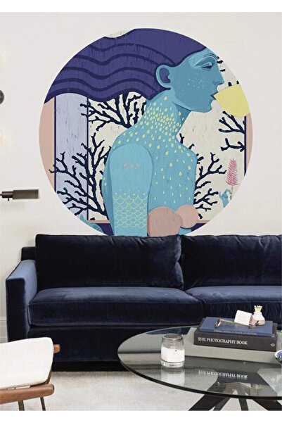 WALLHUMAN Наклейка на стіну квартири в стилі бохо-богема