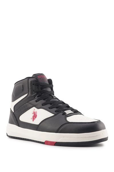 U.S. Polo Assn. Βάση. Polo Assn. Ανδρικά αθλητικά παπούτσια Presto Hi 3Pr Black-White