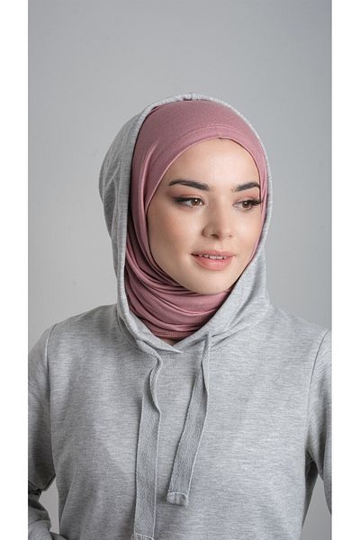 HÜRREM BONE Πούδρα Practical Ready-made Σάλι Βισκόζη Υφασμάτινο Χτενισμένο Σάλι 2108_06