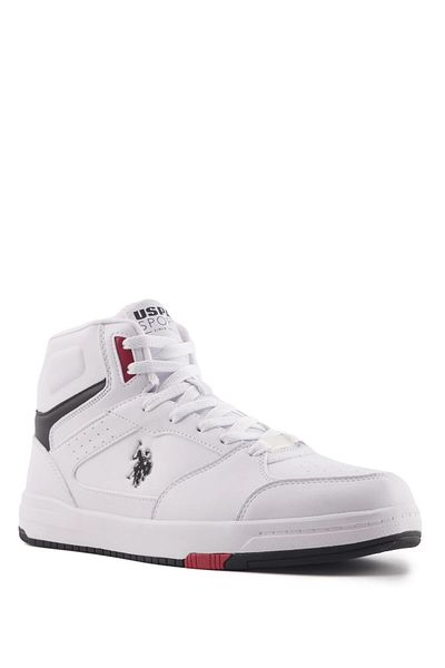 U.S. Polo Assn. База. Поло Асоциация Мъжки маратонки Presto Hi 3Pr, бяло-черни