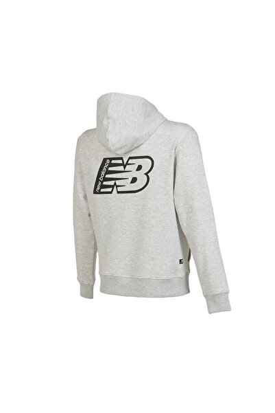 New Balance Lifestyle Erkek Sweatshirt - Mnh1342-snw