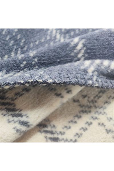 Taç Cotton Double Blanket Edwin Anthracite