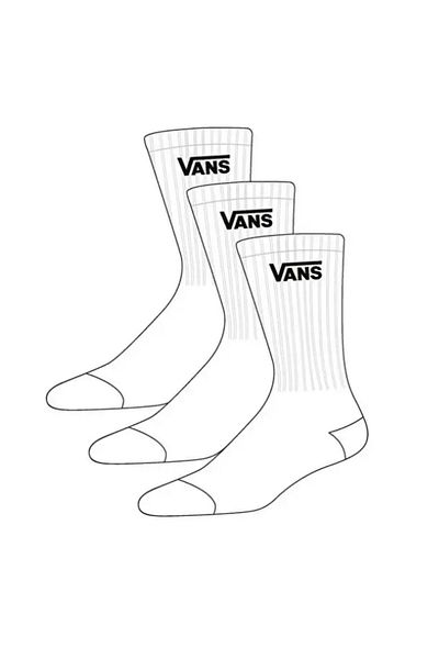 Vans Unisex Classic Face Graduated Socks - Vn000bhxwht1