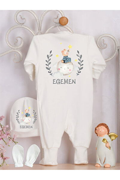 CACTUS COLLECTION YILDIZ AYI TASARIM İSİM YAZILI KİŞİYE ÖZEL BEBEK HASTANE ÇI...