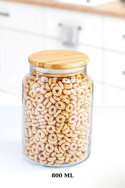 Bambum Zone 3-Piece 800 ml Glass Storage Container