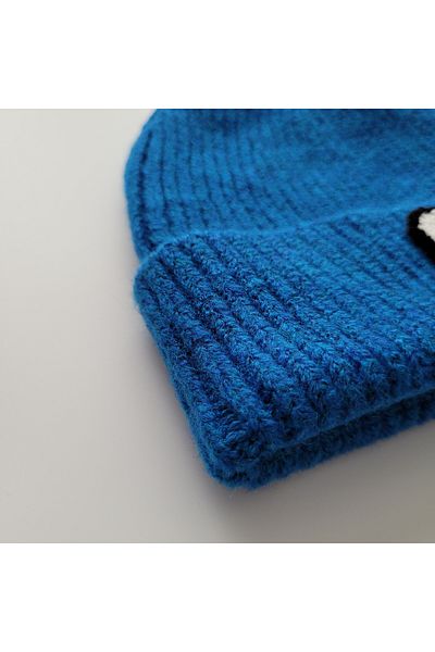 initialess Beretă din lână Mohair cu litera Ş