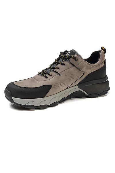 Greyder 16343 Men's Genuine Leather Gray Black Waterproof Shoes