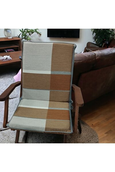 Evimstil Kampanyalı Biyeli Arkalıklı 5 cm Süngerli Sandalye Minderleri