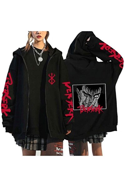 Adrift Berserk majica sa kapuljačom i rajsferšlusom Model436 12804