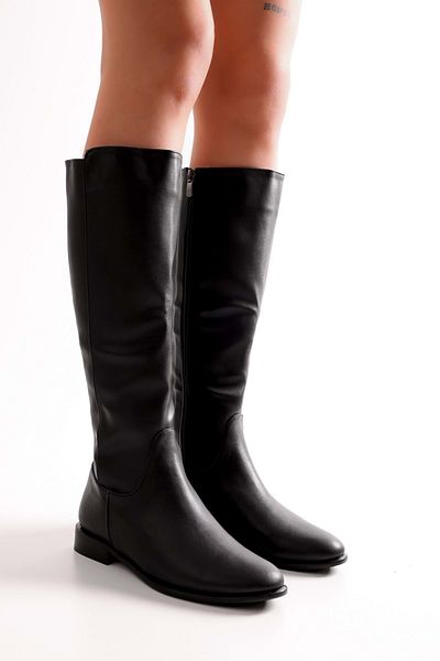 Shoeberry Жіноча куртка Deny Black Leather Куртка чорна шкіра