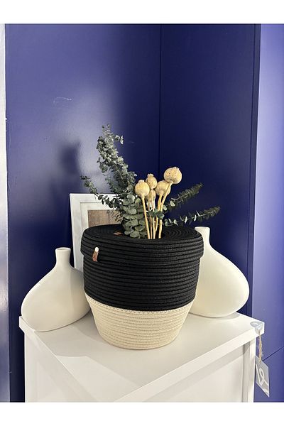 MaVaux Κάδος απορριμμάτων Patrick Jute Wicker Look, Διακοσμητικό καλάθι, Χάρτινο καλάθι απορριμμάτων