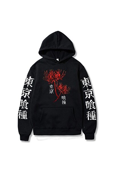Tarzsokak Anime Tokyo Ghoul Spider Sa kapuljačom Unisex 14532 Crna