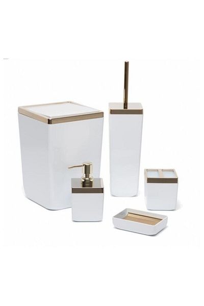 Ansan Tuscany White Gold Toothbrush Holder