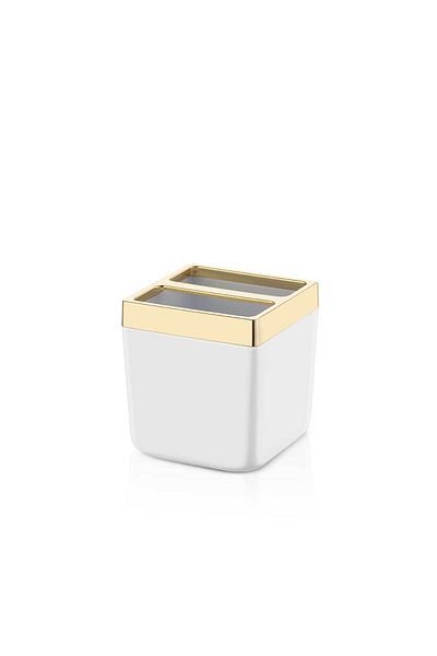 Ansan Tuscany White Gold Toothbrush Holder