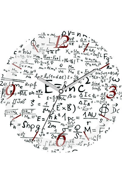 ART HEDİYE E mc Ceas de perete din sticlă reală cu diametrul pătrat de 30 cm, silențios