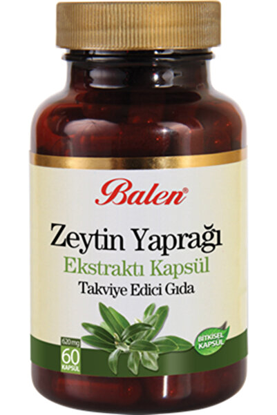 Balen Zeytin Yaprağı Ekstraktı Kapsül - 60 Kapsül X 620mg