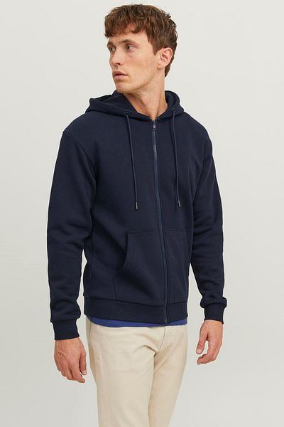 Jack & Jones JJebradley Ανδρικό φούτερ με κουκούλα με φερμουάρ Noos